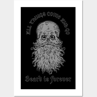 Beard is forever Posters and Art